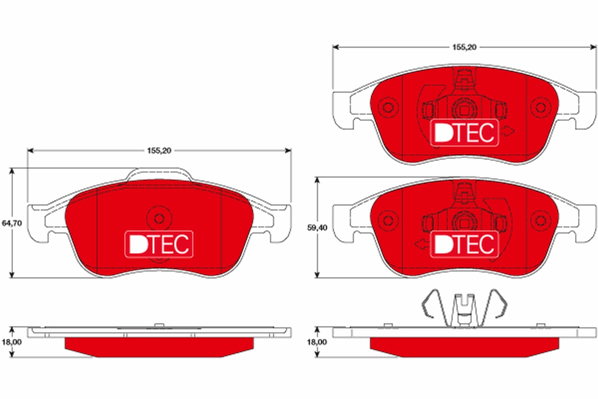 TRW GDB1789DTE DTEC COTEC...