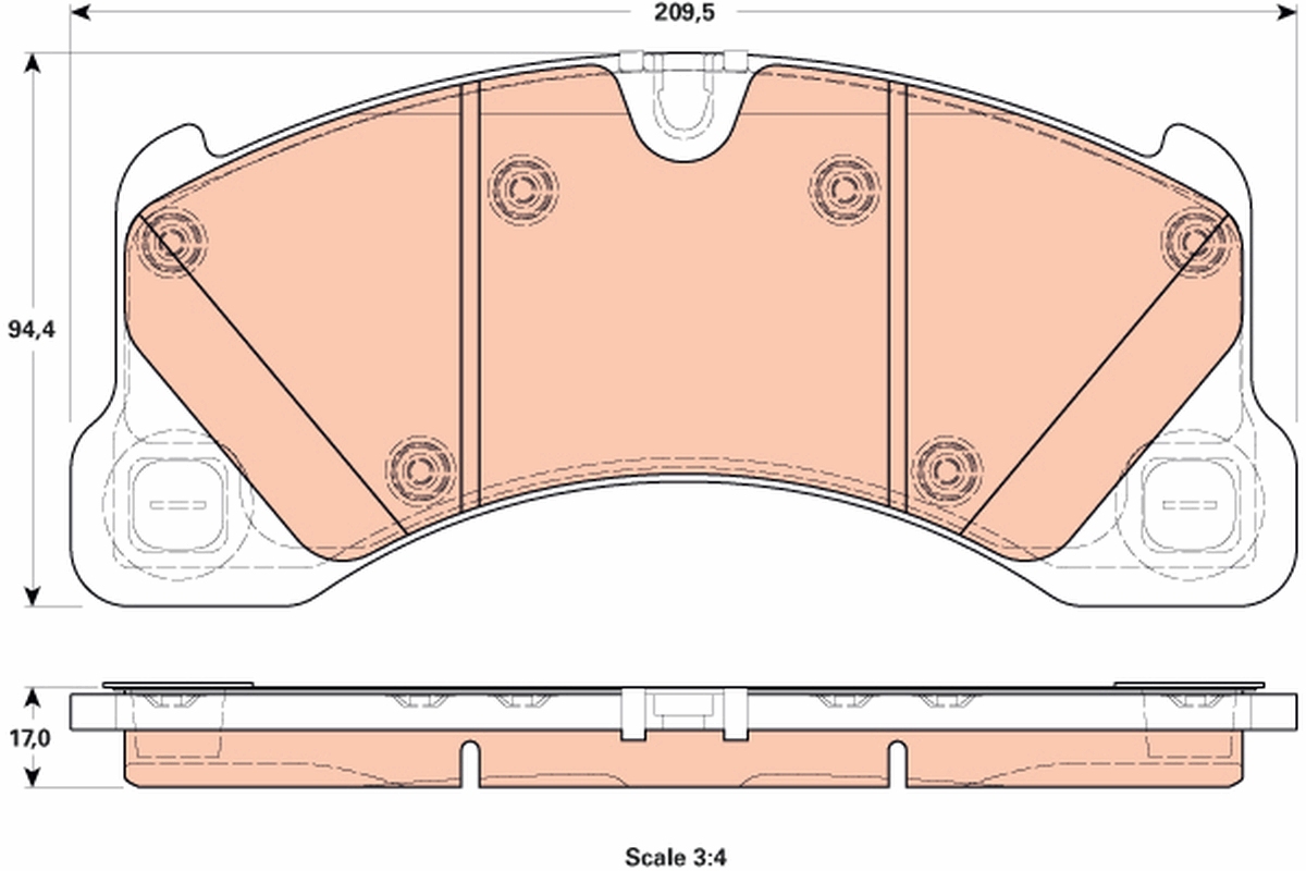 Brake Pad Set, disc brake