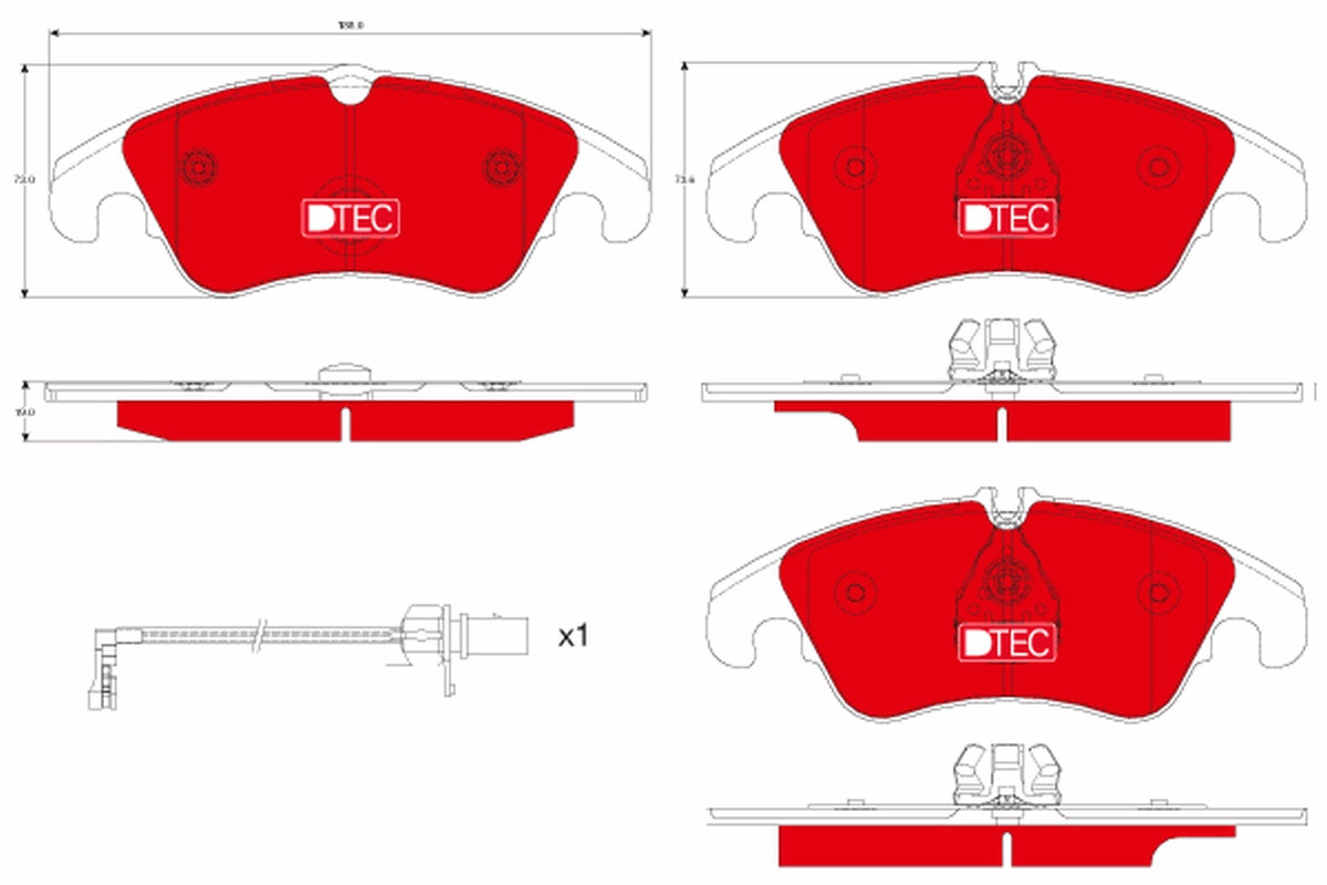 Brake Pad Set, disc brake
