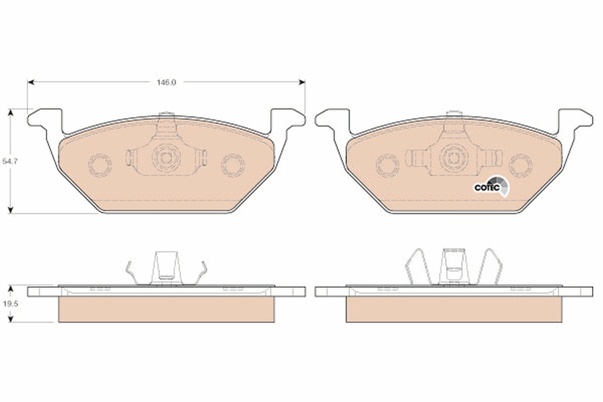 Brake Pad Set, disc brake