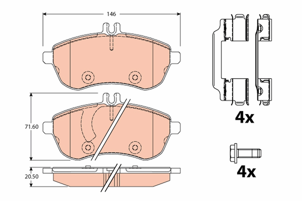 Brake Pad Set, disc brake
