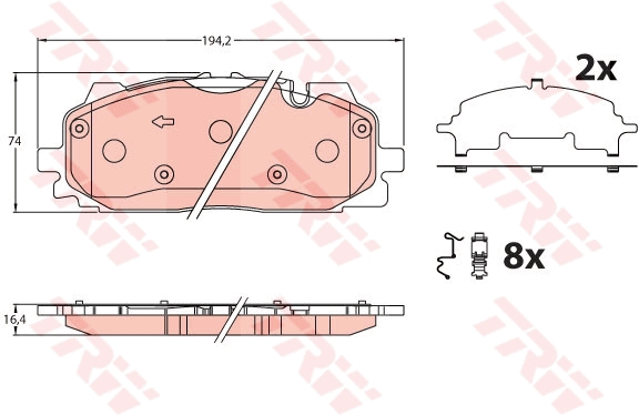 Brake Pad Set, disc brake