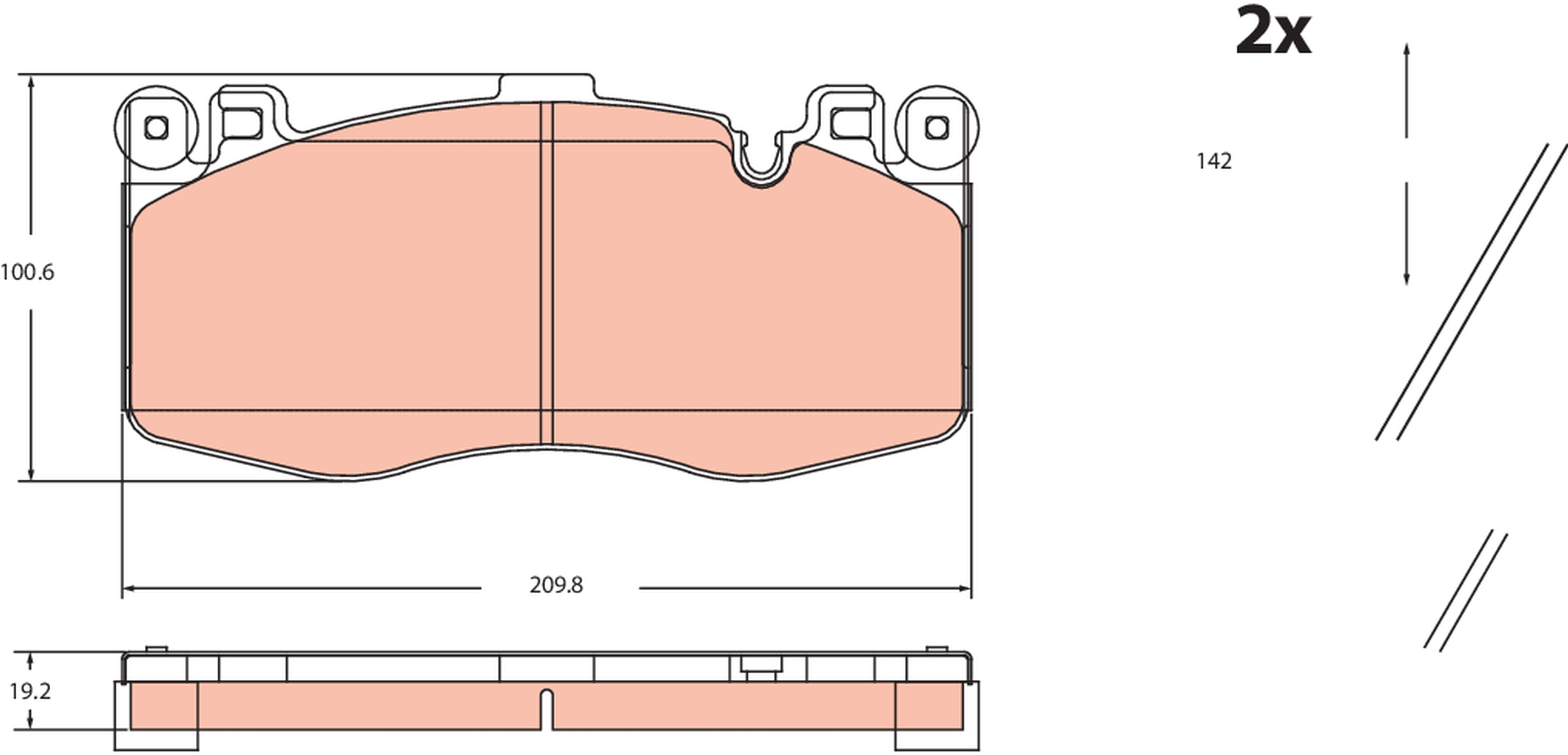 Brake Pad Set, disc brake