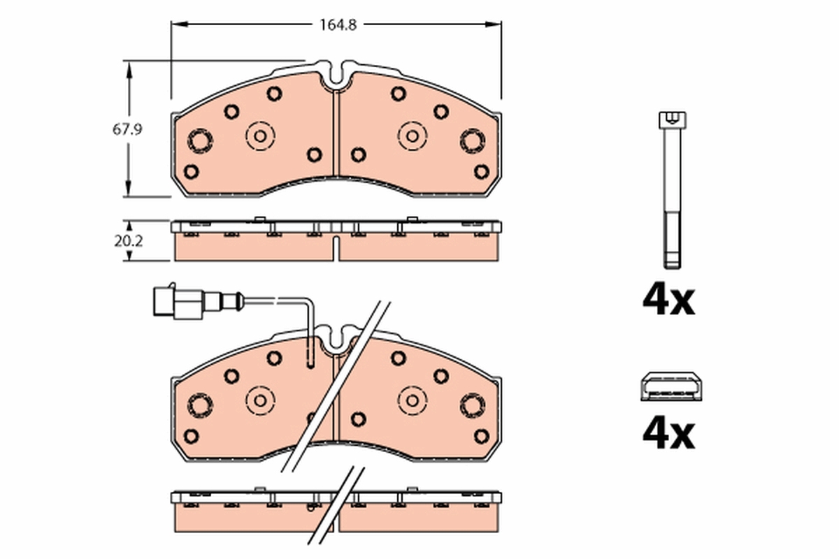 Brake Pad Set, disc brake