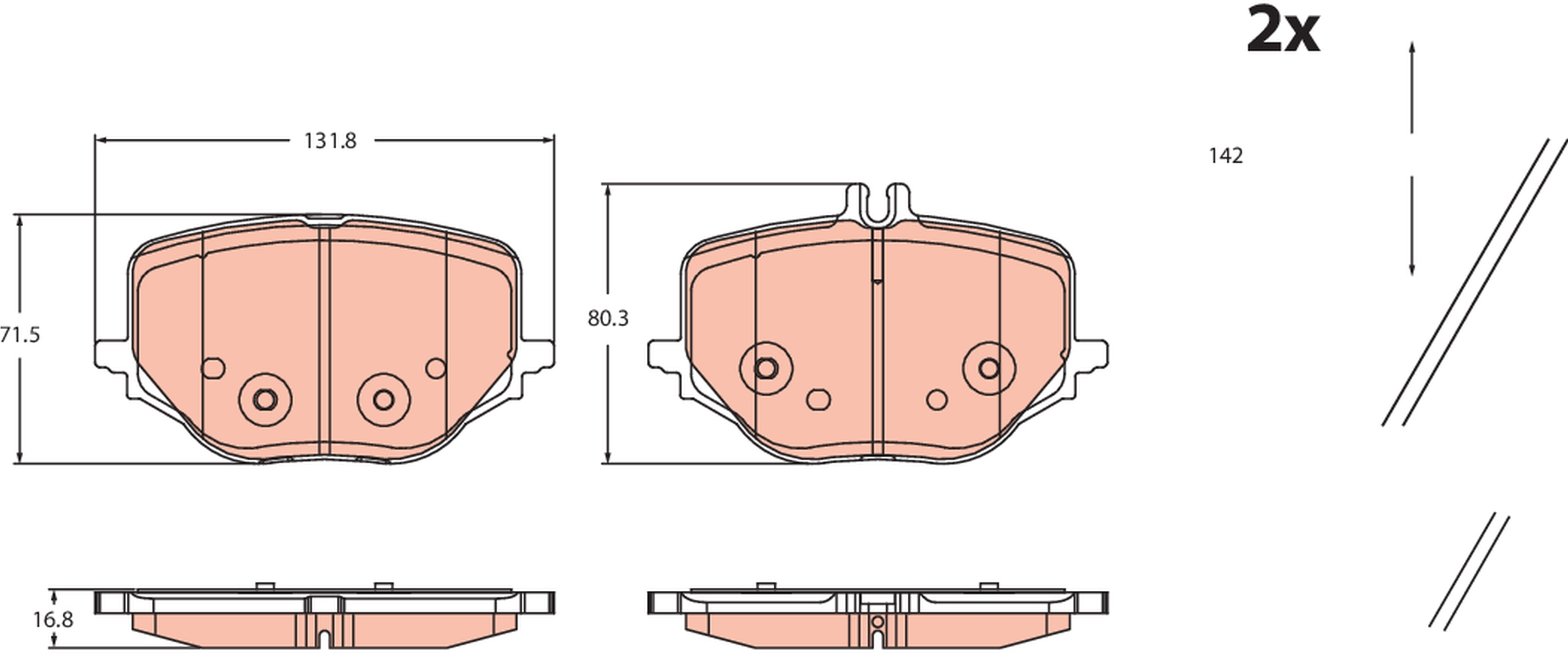 Brake Pad Set, disc brake