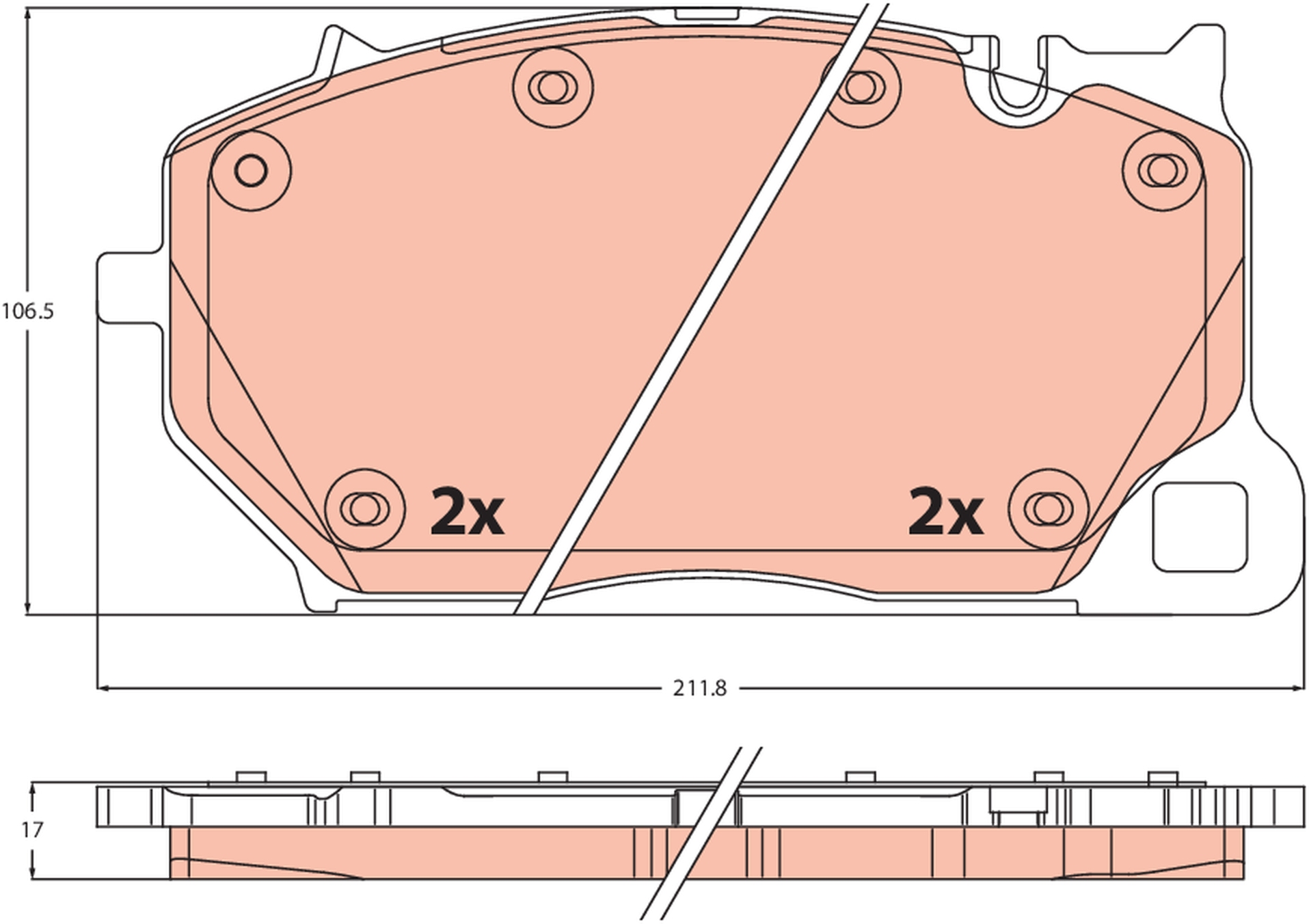 Brake Pad Set, disc brake