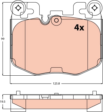 Brake Pad Set, disc brake