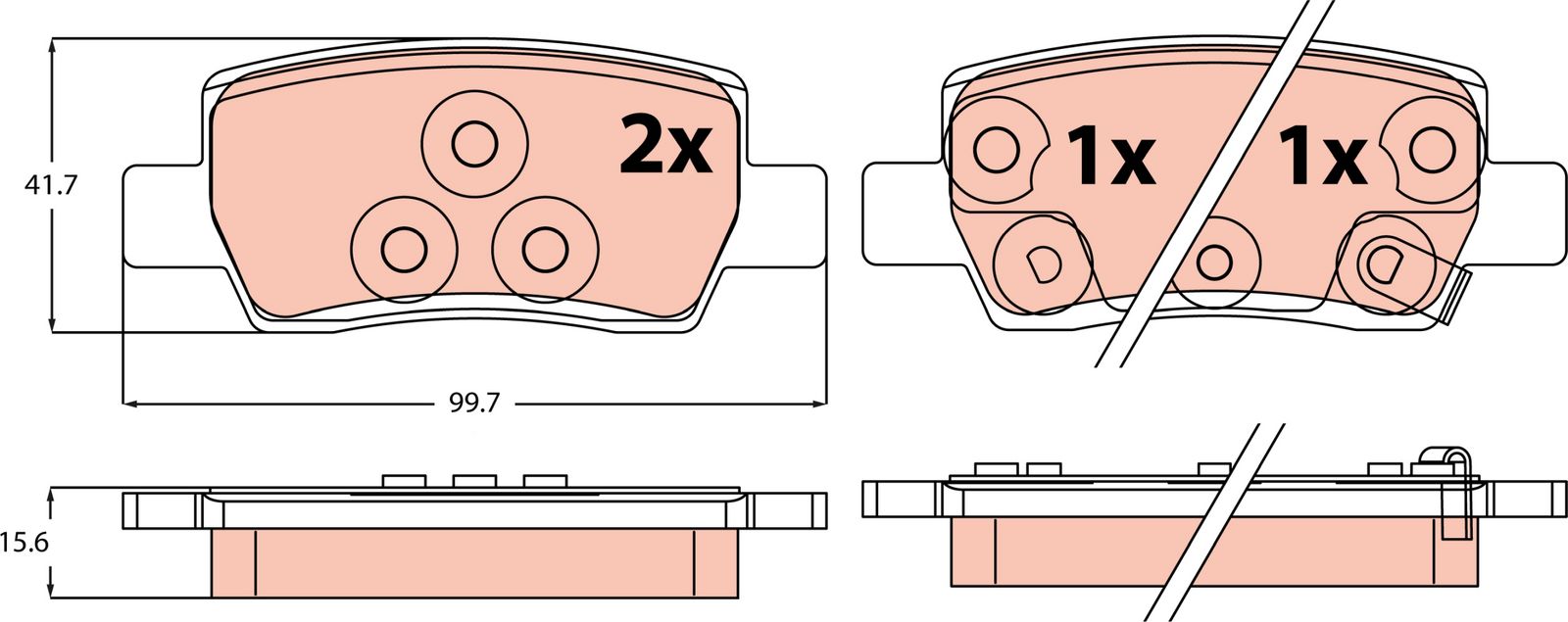 Brake Pad Set, disc brake