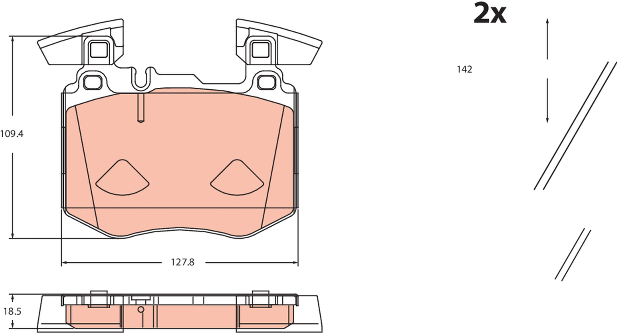 Brake Pad Set, disc brake