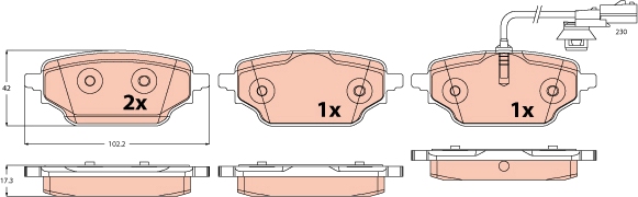 Brake Pad Set, disc brake