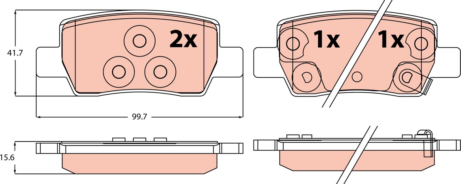 Brake Pad Set, disc brake