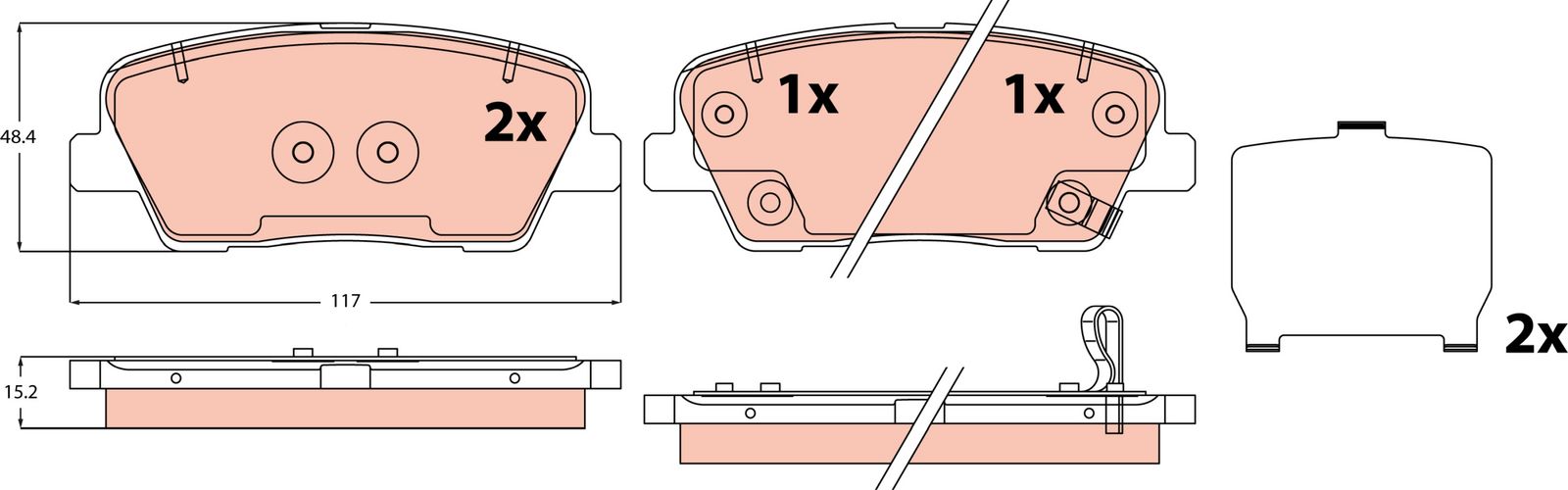 Brake Pad Set, disc brake