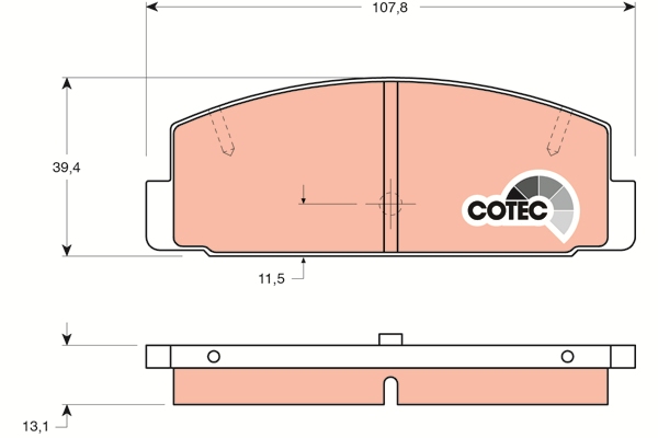 Brake Pad Set, disc brake