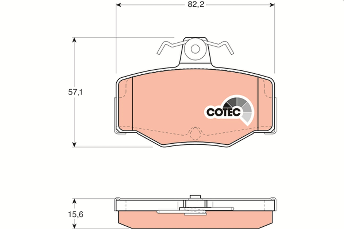TRW GDB3092 COTEC Brake Pad...