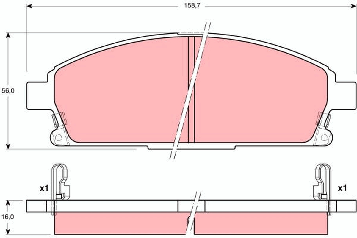 Brake Pad Set, disc brake