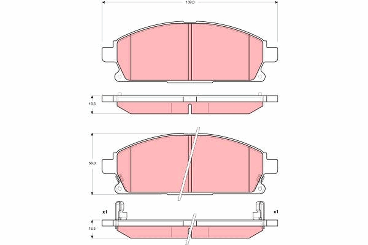 Brake Pad Set, disc brake