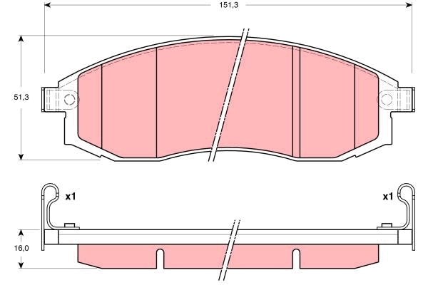 Brake Pad Set, disc brake