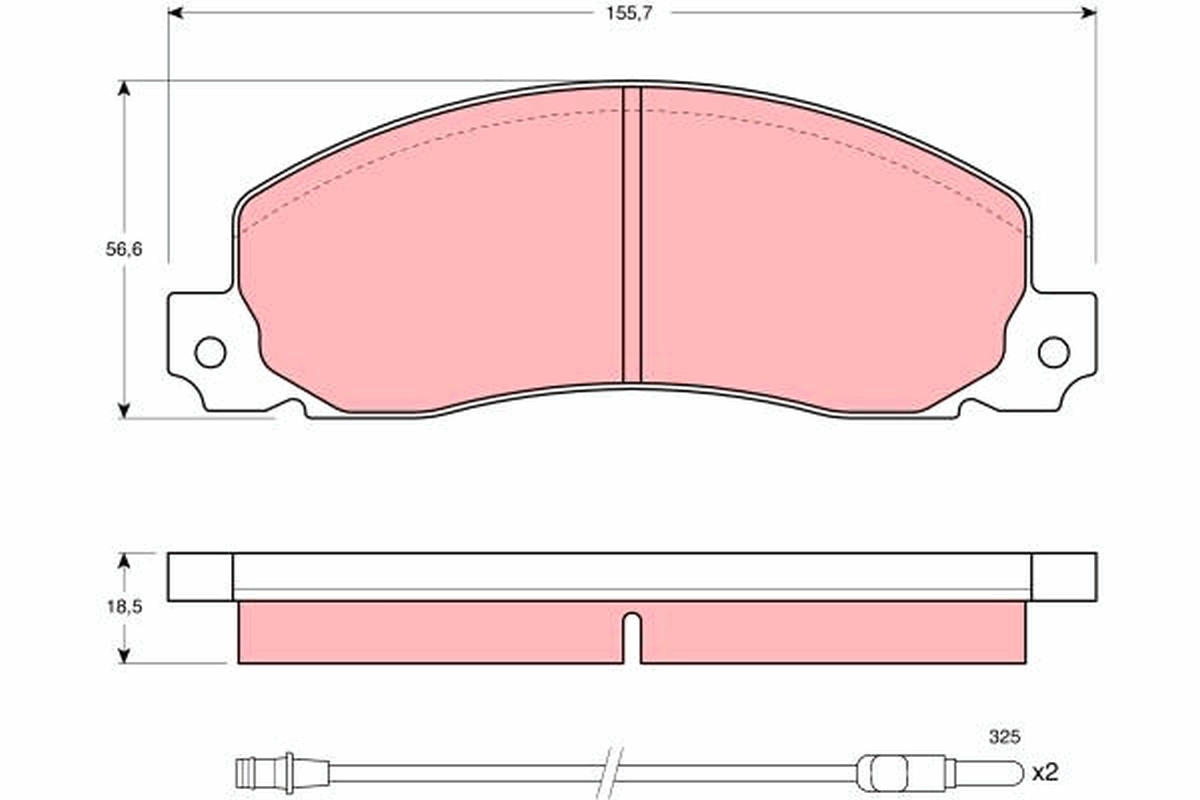 LP2190LC DELPHI Kit pastiglie freni Con contatto segnalazione