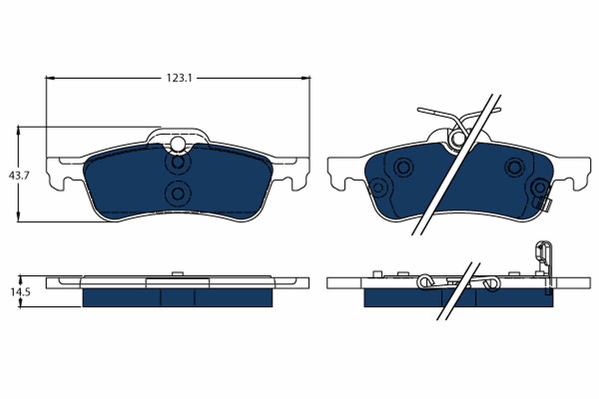 Brake Pad Set, disc brake