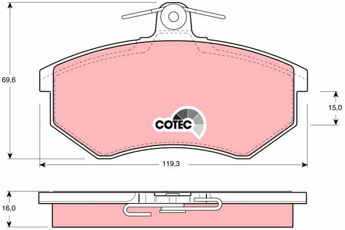 Brake Pad Set, disc brake
