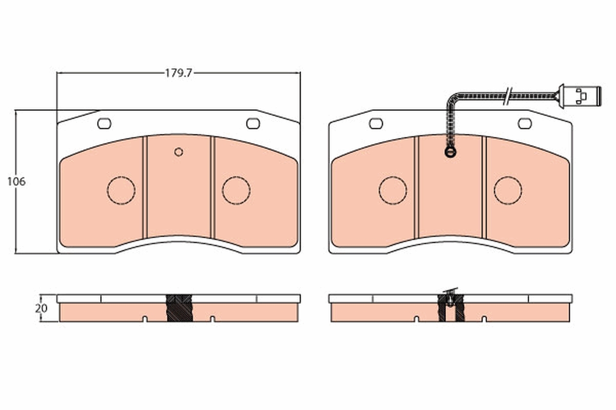 Brake Pad Set, disc brake