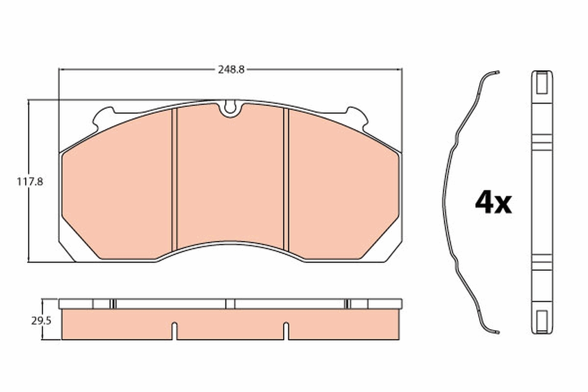Brake Pad Set, disc brake