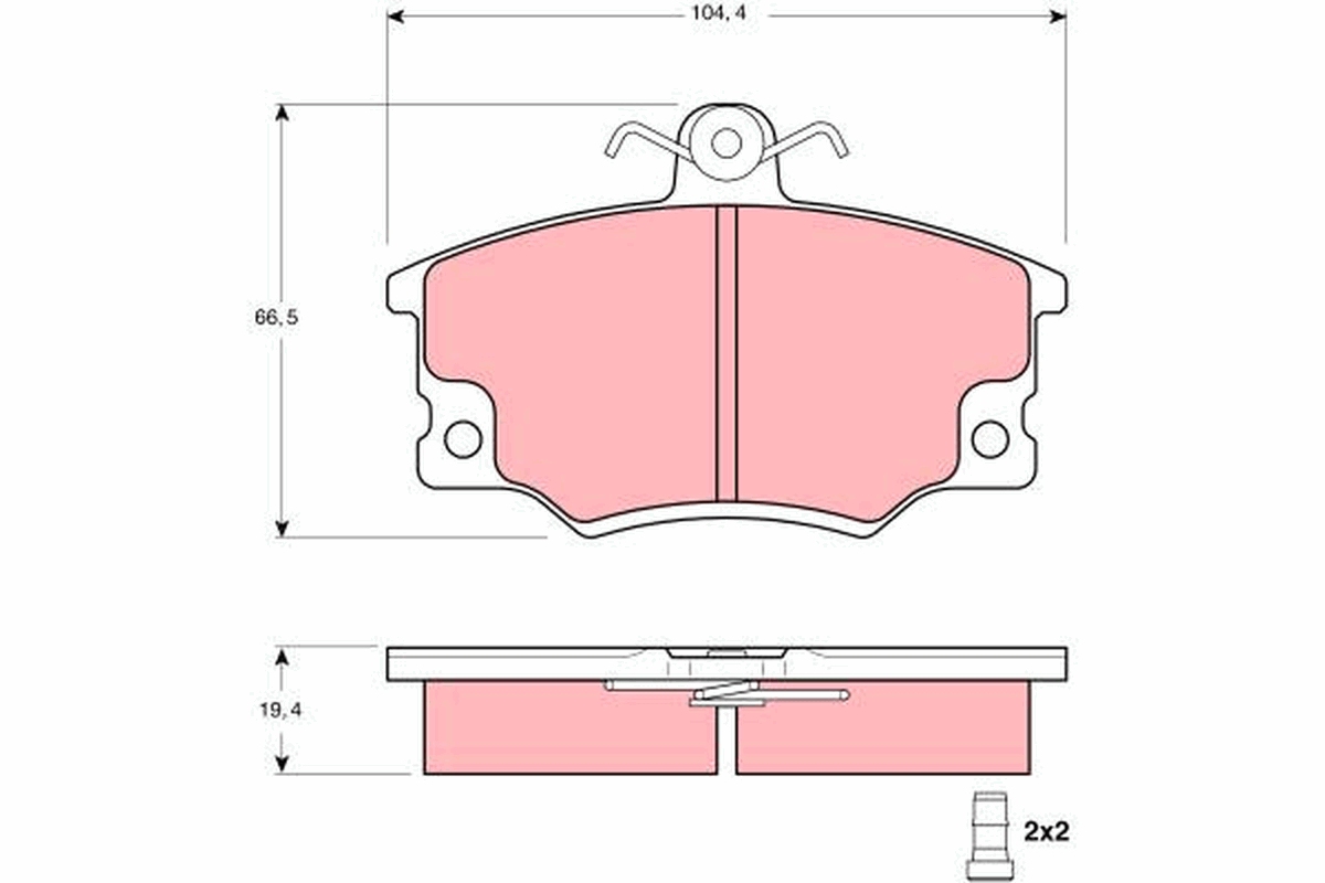 Brake Pad Set, disc brake