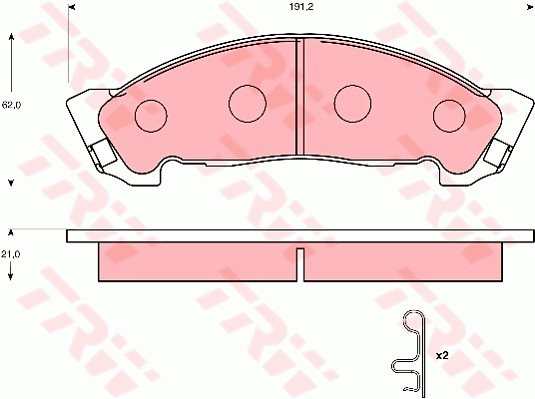 Brake Pad Set, disc brake