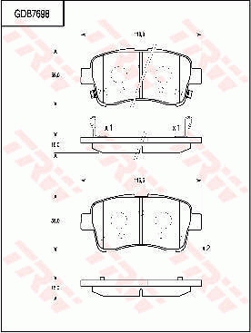 Brake Pad Set, disc brake