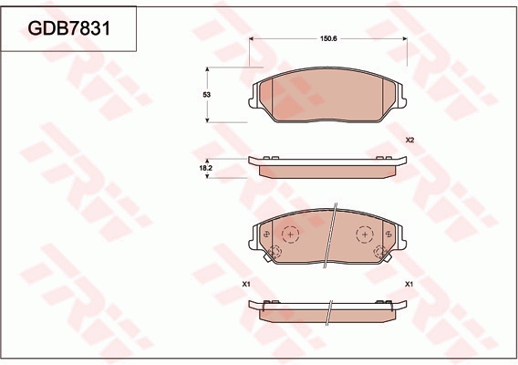Brake Pad Set, disc brake