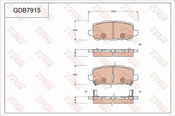 Brake Pad Set, disc brake