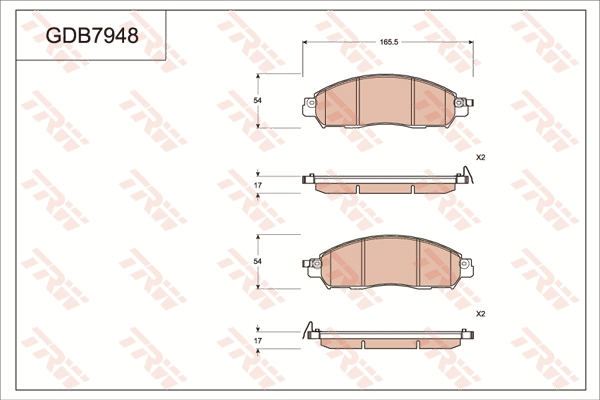 Brake Pad Set, disc brake