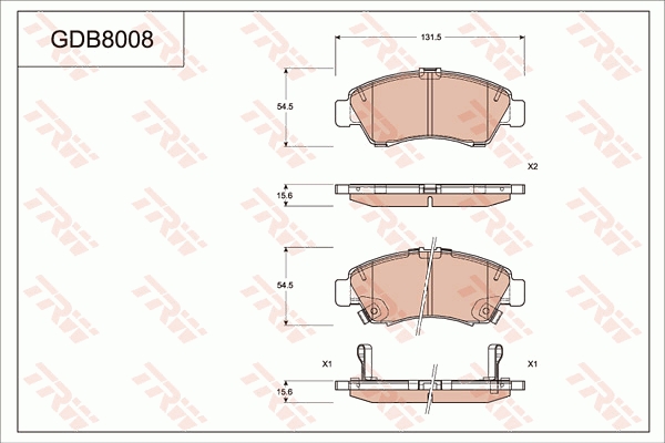 Brake Pad Set, disc brake
