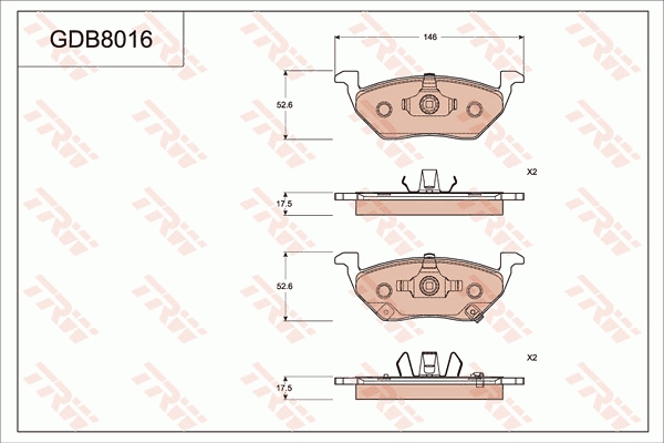 Brake Pad Set, disc brake