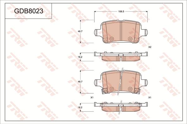 Brake Pad Set, disc brake