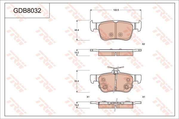 Brake Pad Set, disc brake