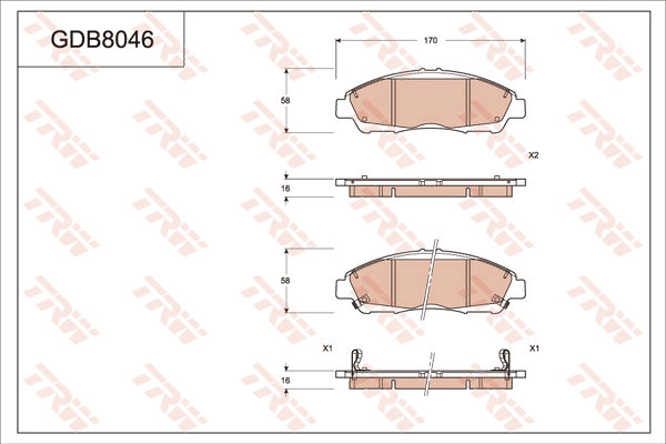 Brake Pad Set, disc brake