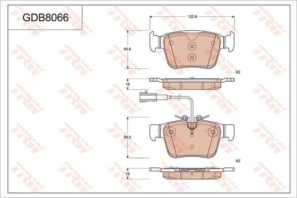 Brake Pad Set, disc brake