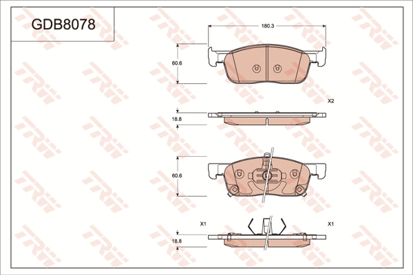 Brake Pad Set, disc brake
