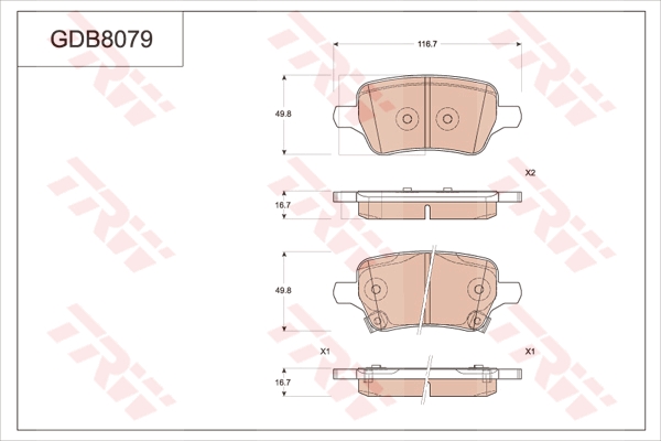 Brake Pad Set, disc brake