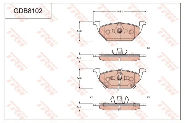 Brake Pad Set, disc brake