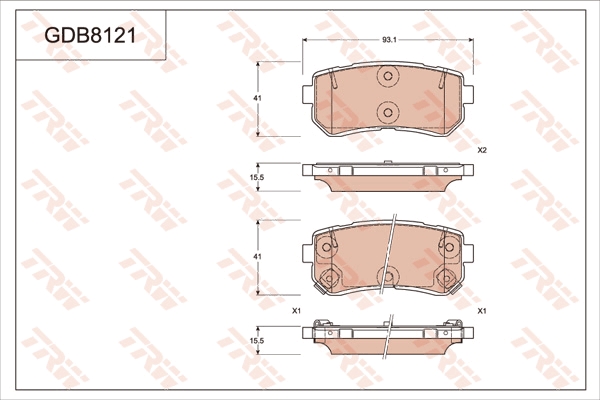 Brake Pad Set, disc brake