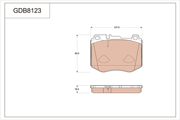 Brake Pad Set, disc brake