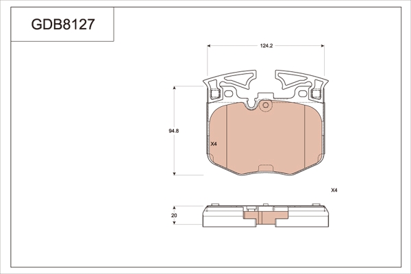 Brake Pad Set, disc brake