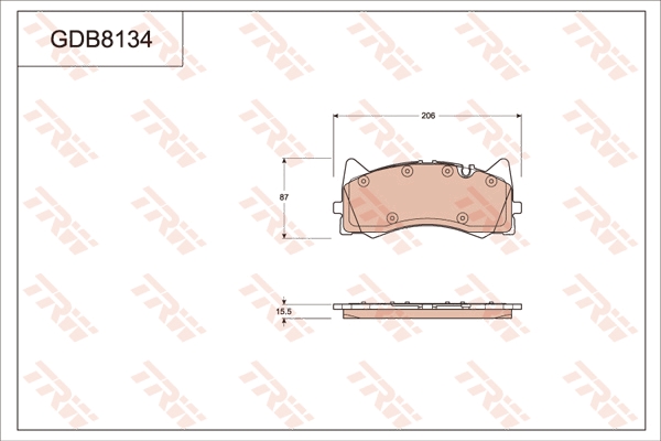 Brake Pad Set, disc brake