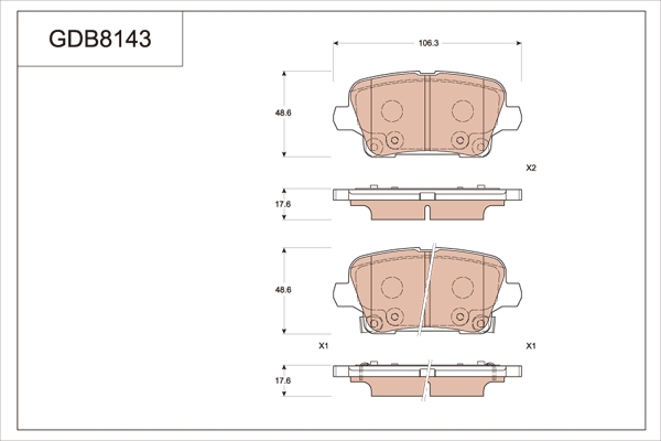 Brake Pad Set, disc brake