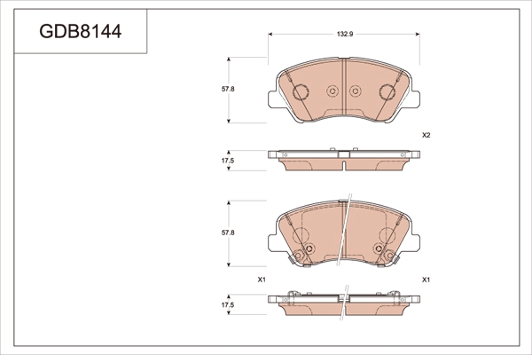 Brake Pad Set, disc brake