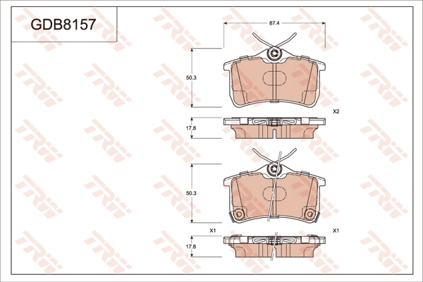 Brake Pad Set, disc brake