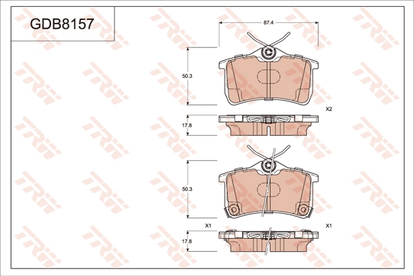 Brake Pad Set, disc brake