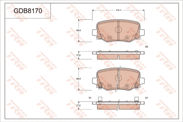 Brake Pad Set, disc brake